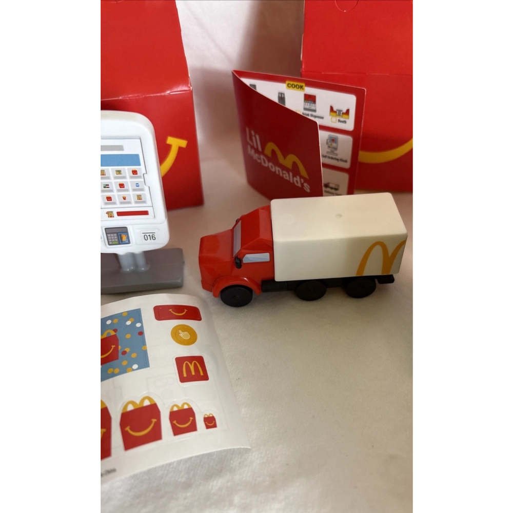 2025 McDonald’s HAPPY MEAL TOYS McDonald’s Delivery Truck & Self Order Kiosk New - Picture 2 of 2
